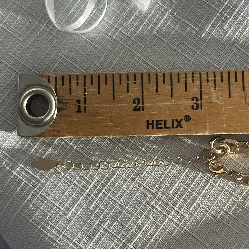 NECKLACE by AQUA Gemstone Gold 16” Chain with Lobster Clasp & 3” Extender NWT - Picture 12 of 13